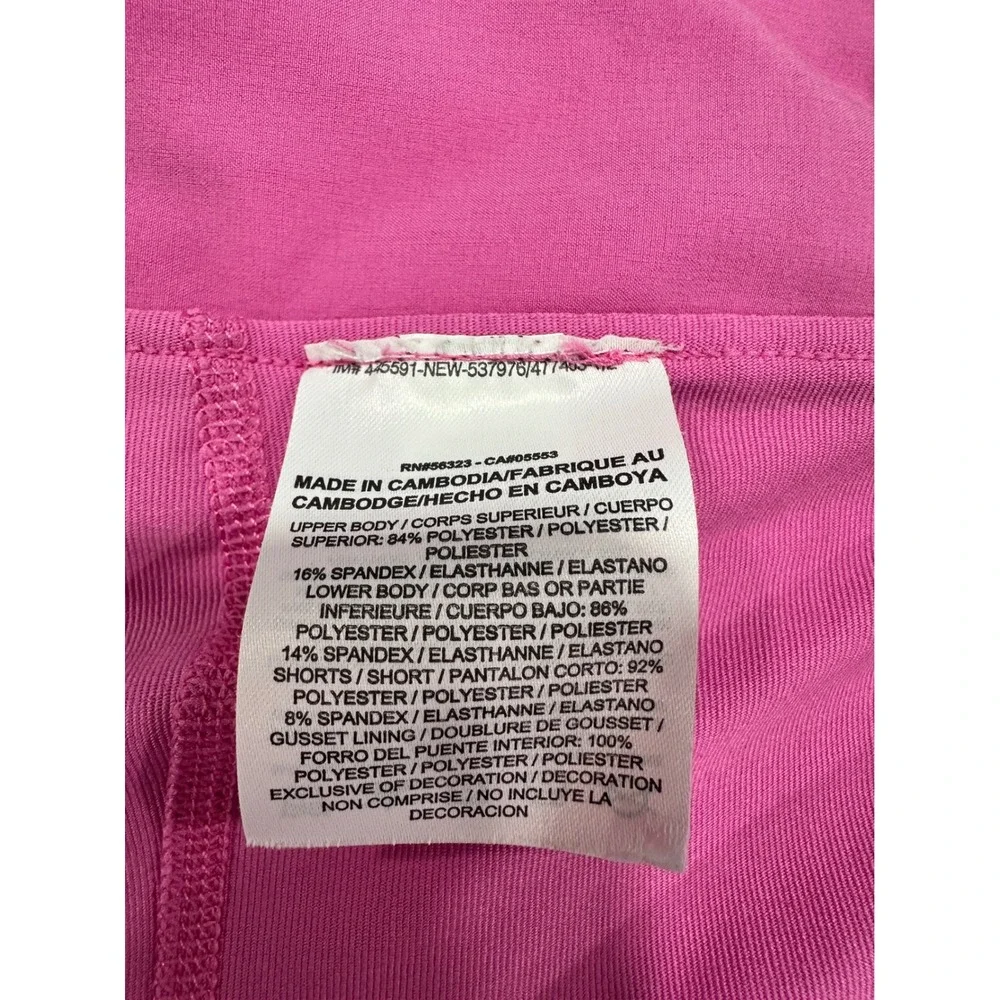 Nike Dri-FIT Womens Pleated Tennis Skort Pink Perforated Athletic Skirt Large